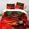 Nuovo Set Biancheria da Letto Anime L'Attacco dei Giganti Camera da Letto Morbido Copriletto Moderno Comodo Copripiumino per Bambini Coperta e Federa