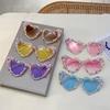Heart Shape Sunglasses with Pearls and Sprinkles Fashion Cute Multi-color Decor Shades New Trendy Original Sun Glasses
