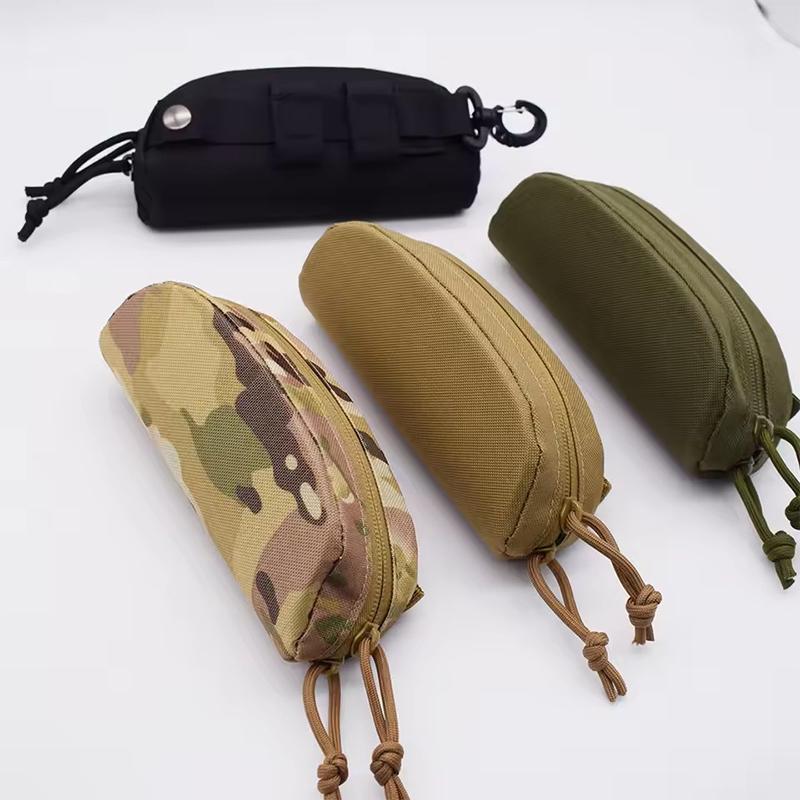 Tactical Pouch Hard Case  Glasses Pouch Outdoor Portable Eyewear Protector Shockproof Dustproof Glasses Case