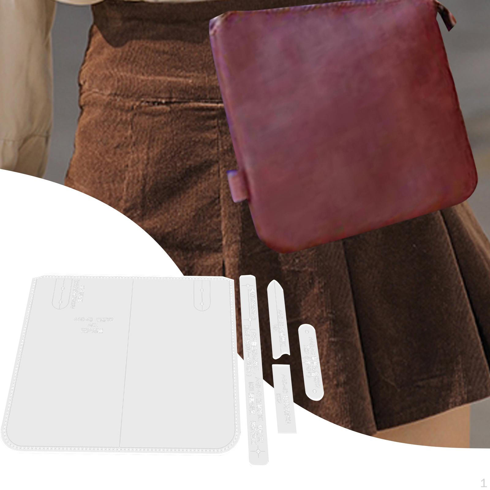 

Наплечная сумка Акриловые шаблоны Выкройка из ПУ кожи Сделай сам для женщин Кроссбоди