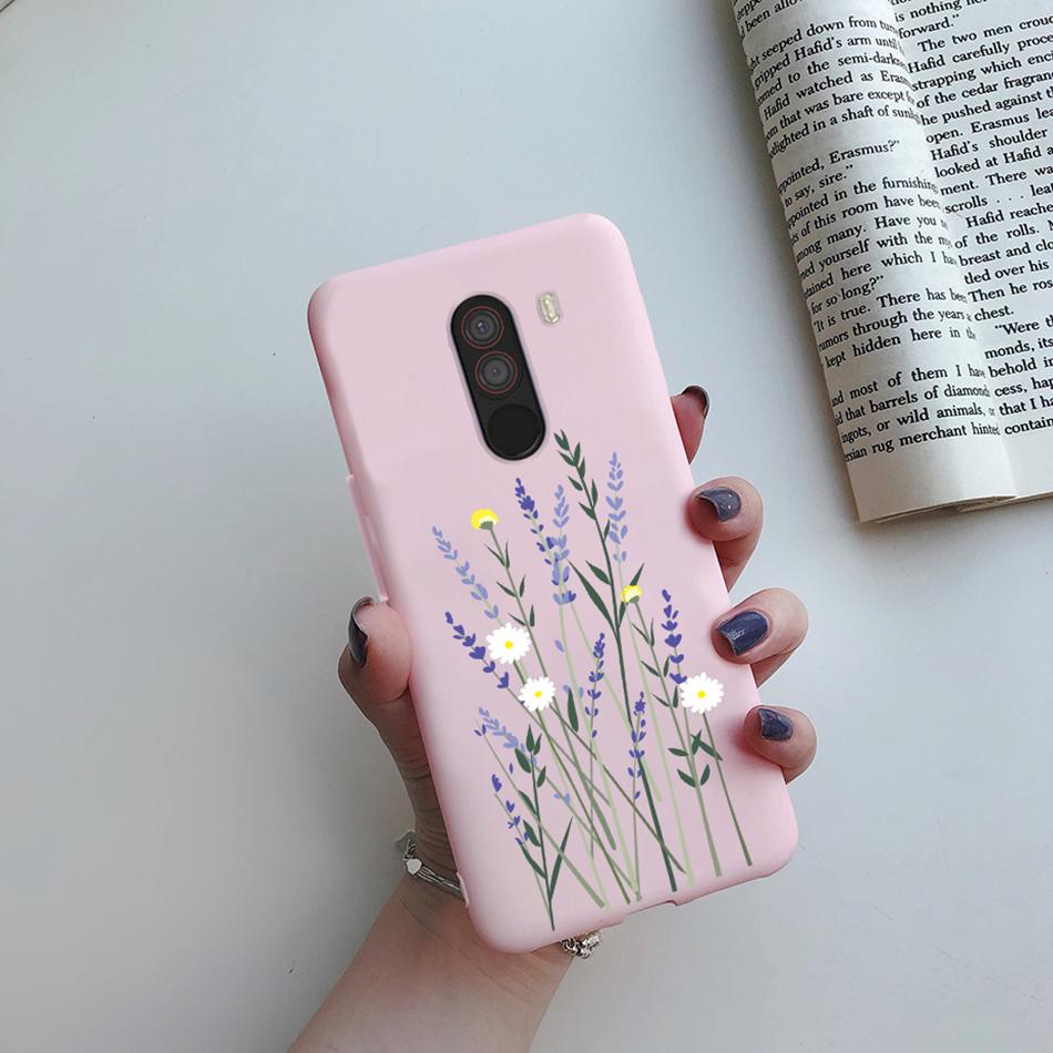 For Xiaomi Pocophone F1 Case Cute Cactus Soft TPU Silicone Back Cover For Pocophone F1 F 1 Poco F1 Phone Case Fundas Coque Shell