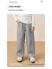 Girls' Fleece-Lined Sweatpants: Warm, Thick, Versatile Autumn/Winter Pants for Big Kids