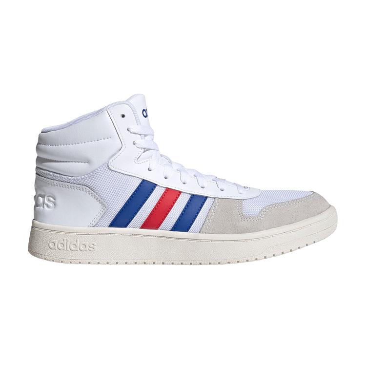 Adidas Hoops 2.0 Mid White Royal Scarlet Herren Sneakers Cloud-White  Collegiate-Royal FW8252 g�nstig kaufen � Preis, kostenloser Versand, echte  Bewertungen mit Fotos � Joom