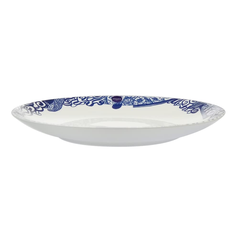 ARABIA 24h Piennar Plate, 26cm, Blue [Parallel Import]