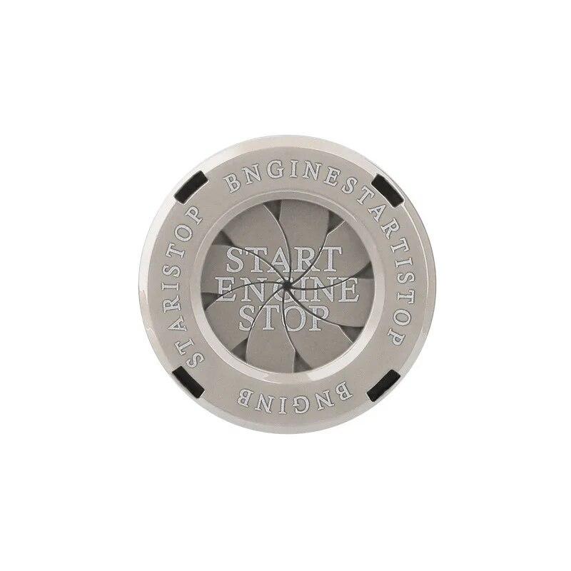 Motorcycle Car Engine Start Stop Button Cover Car Ignition Switch Rotatable Protection Cap Car Interior Accessory Decor Sticker