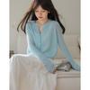 Women's Chic Sheer Detail Knit Top