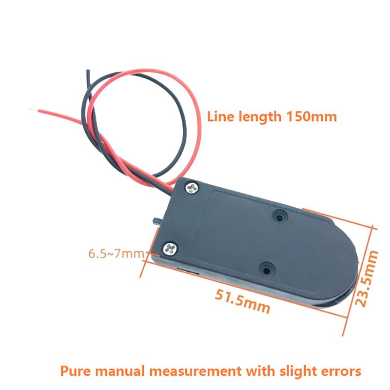 5Pcs Button Coin Cell Battery Holder Case Cover With On-Off Switch Leads Wire Battery Box Single Dual Slots