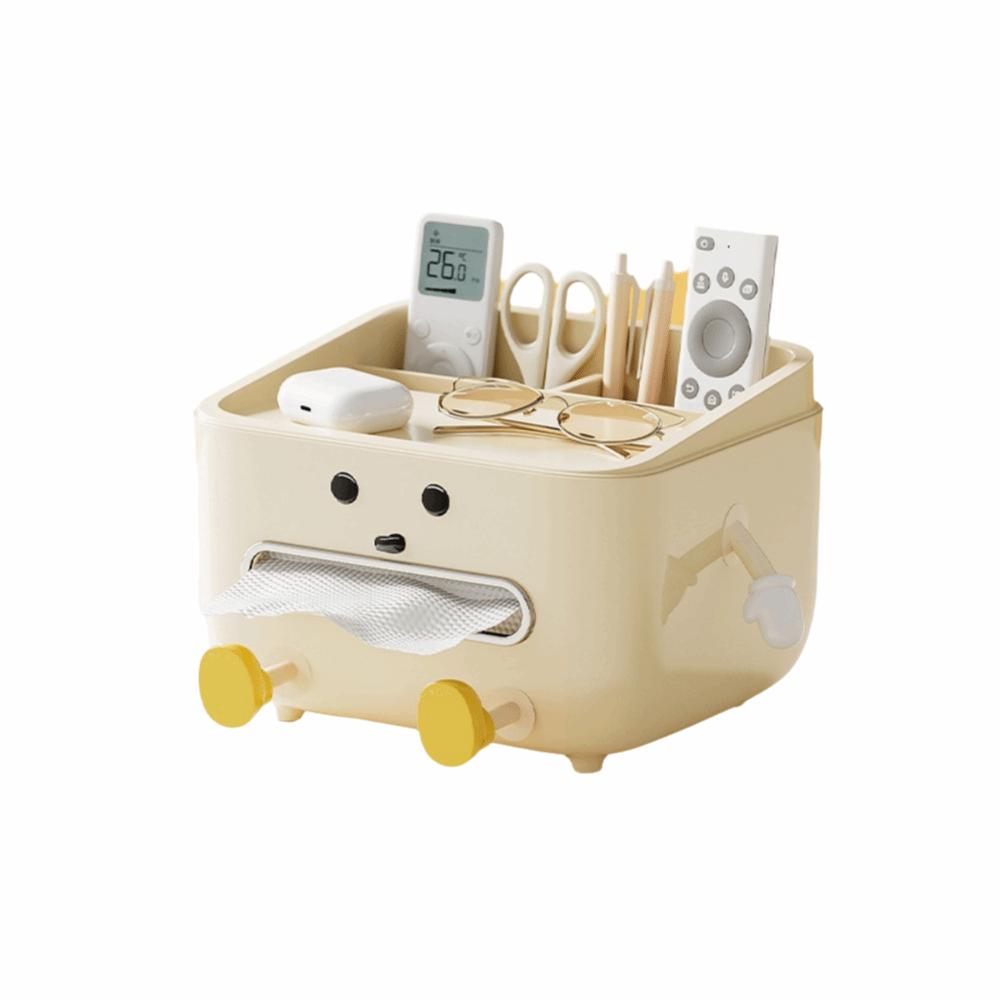 Dustproof Tissue Box with Lid Tissue Dispenser Storage Box Paper Towel Box Desktop