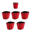 5PCS Reusable Coffee Cup Sleeve   Fastener Neoprene Insulated Cup Sleeve for Iced and Hot Drinks Beverages
