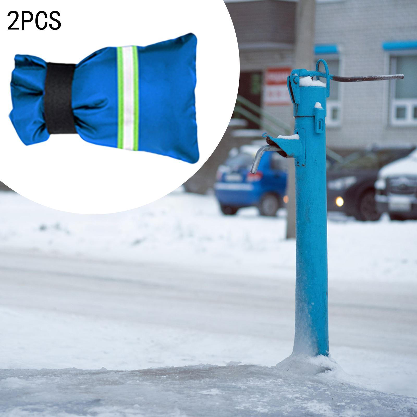 

2 кришки для змішувачів на вулиці, зимовий захист для саду та патіо Blue