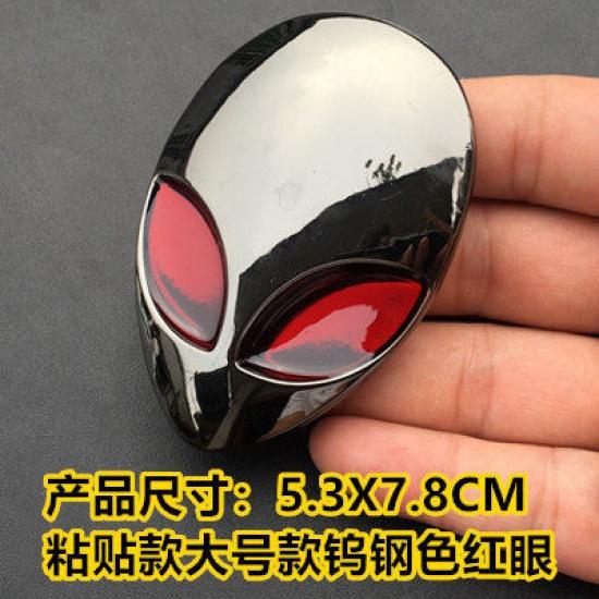 3D Big Black Metal Skull Skeleton Evil Bone Car Emblem Badge Decal Sticker 2pcs | Rakuten