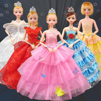 Dreamy Wedding Dress Doll Set: Gift Box for Girls