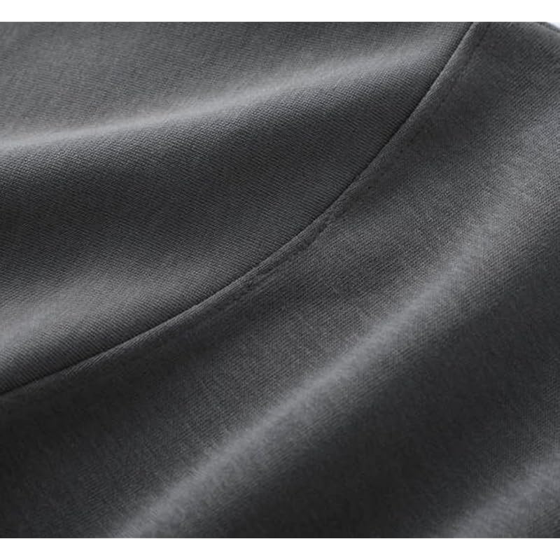 [EASTEMPO] ladies trainer spring long sleeve Relaxing Plain color Fashionable casual cute large size (JP, alphabet, M, dark gray)