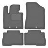 Dywaniki Samochodowe Welurowe Grafitowe Do: Kia Sorento II FL  SUV (2012-2014)