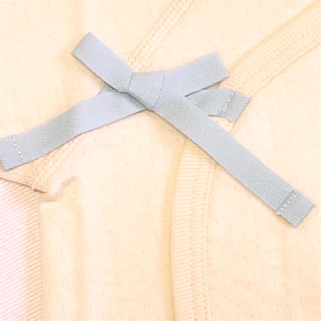 Pure Organic Slim Organic Cotton Newborn Combi Undershirt Set Lightweight and Made In Blue 100% (2-Piece Set), Soft, All-Season, Japan,