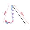 Cat Feather Toy Teaser Catcher with Bell Interactive Kitten Educational Gift Pet