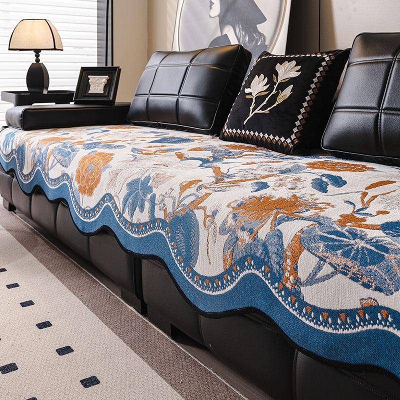 Special-Shaped Sofa Cushion Universal In All Seasons  New Sofa Seat Cushion Non-Slip Straight Row Light Luxury High-End Cover Cloth Towel
