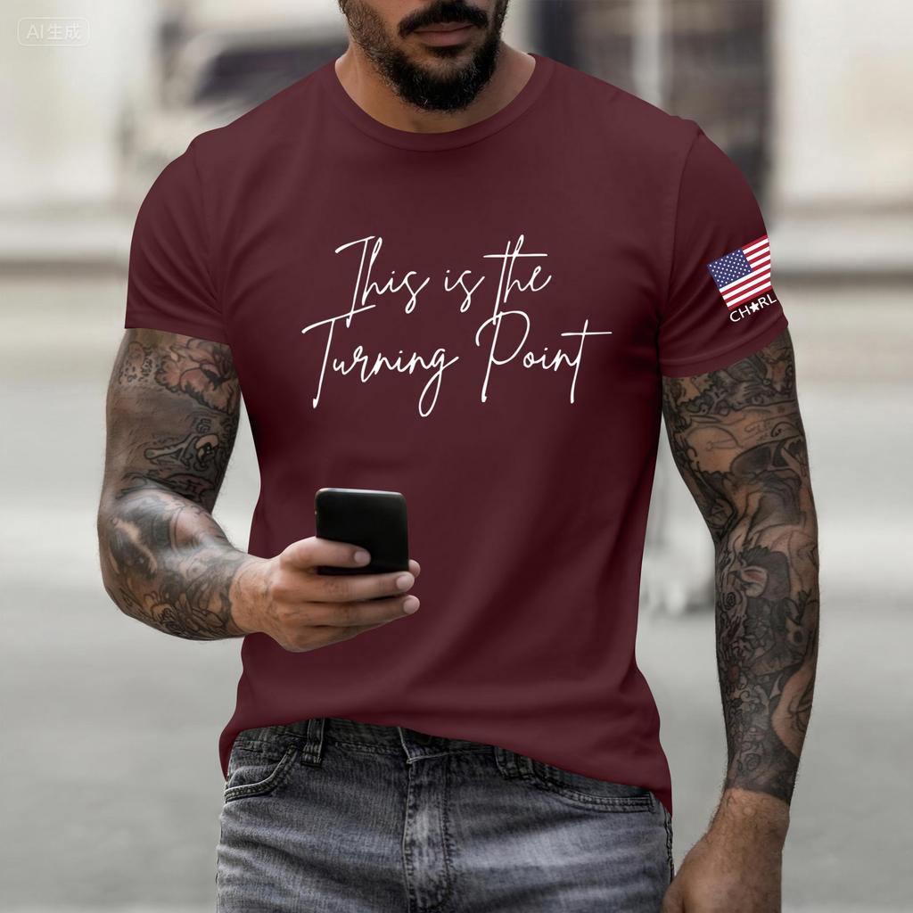 Модная одежда для работы с коротким рукавом и круглым вырезом, принтованные топы для мужчин, летние топы