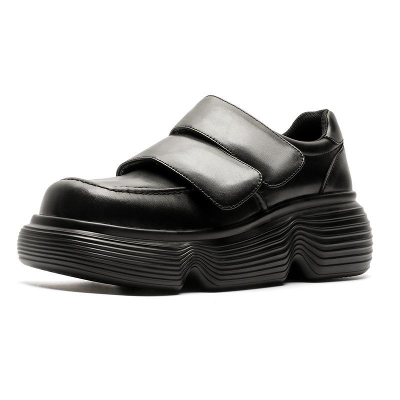 

Нишевые трендовые кроссовки для папы 2024: Весенне-осенние британские туфли-коммьютеры на липучке 30315-J Size 41