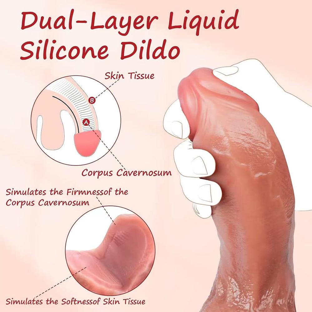 Realistic Dildo Soft Silicone Super Skin Feeling Huge Big Penis With Suction Cup Sex Toys For Woman Anal Masturbation Sexy Dick