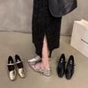 Fashion temperament with skirt single shoes women's shoes 2025 new spring and autumn heightened thick heel Mary Jane shoes small leather shoes