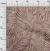 oneOone Cotton Flex Brown Fabric Leaves Fabric For Sewing Printed Craft Fabric By The Yard 40 Inch