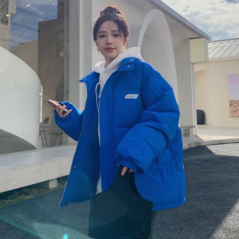 Winter Padded Clothes Women's New Loose Large Size Padded Jacket Student Thickened Warm Bread Clothes Padded Jacket
