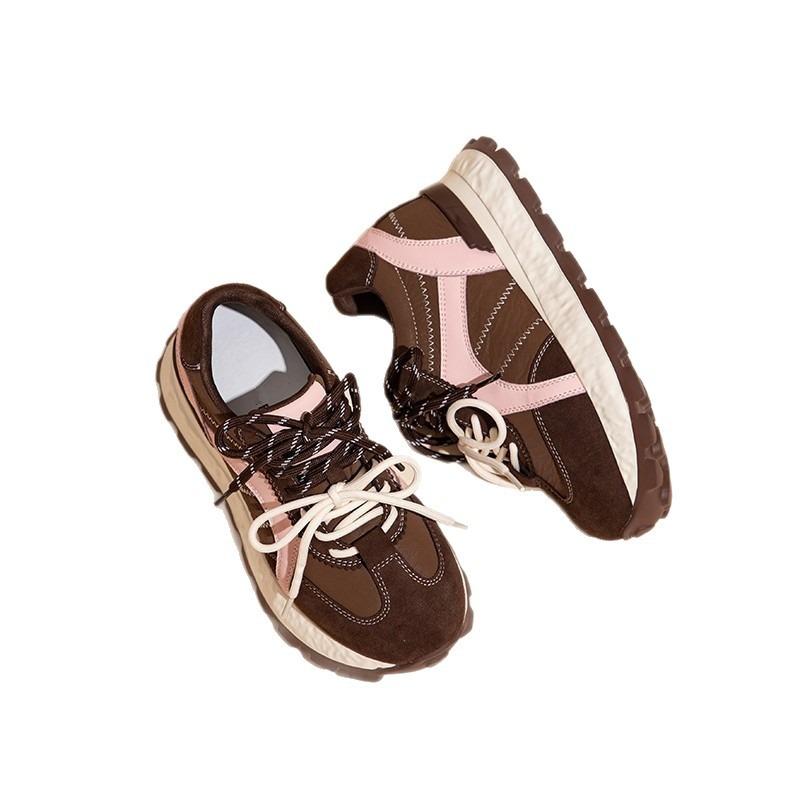 Autumn New Waterproof Table Fashion Casual Shoes Autumn Women's Shoes Round Head Height