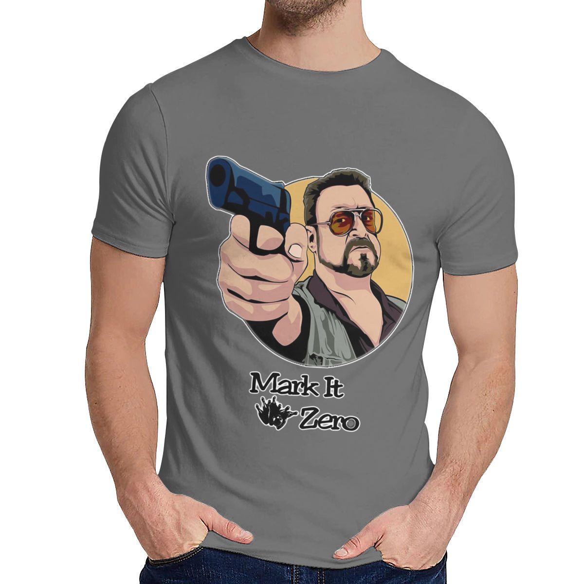 Man S O Neck The Big Lebowski Walter Mark It Zero T Shirt Graphic Print Unisex 3XL