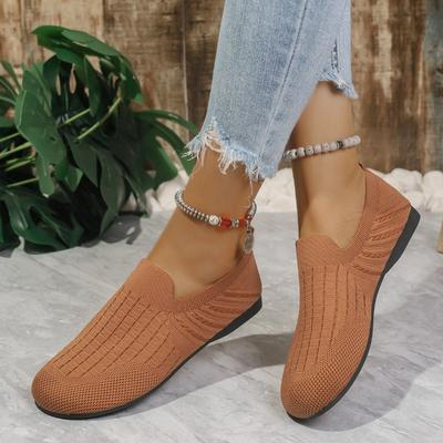 Fashion Women Flats Shoes Mesh Breathable Lightweight Fashion Loafers Spring Autumn Comfortable Casual Sneakers Outdoor Shoes for Women