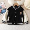 Manteau de baseball pour garçons et filles, veste pour bébé, printemps automne, mode fille, décontracté, sport, vêtement d'extérieur