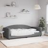 Vidaxl Sofa With Sleeping Function, Dark Gray, 100X200 Cm, Upholstered In Fabric