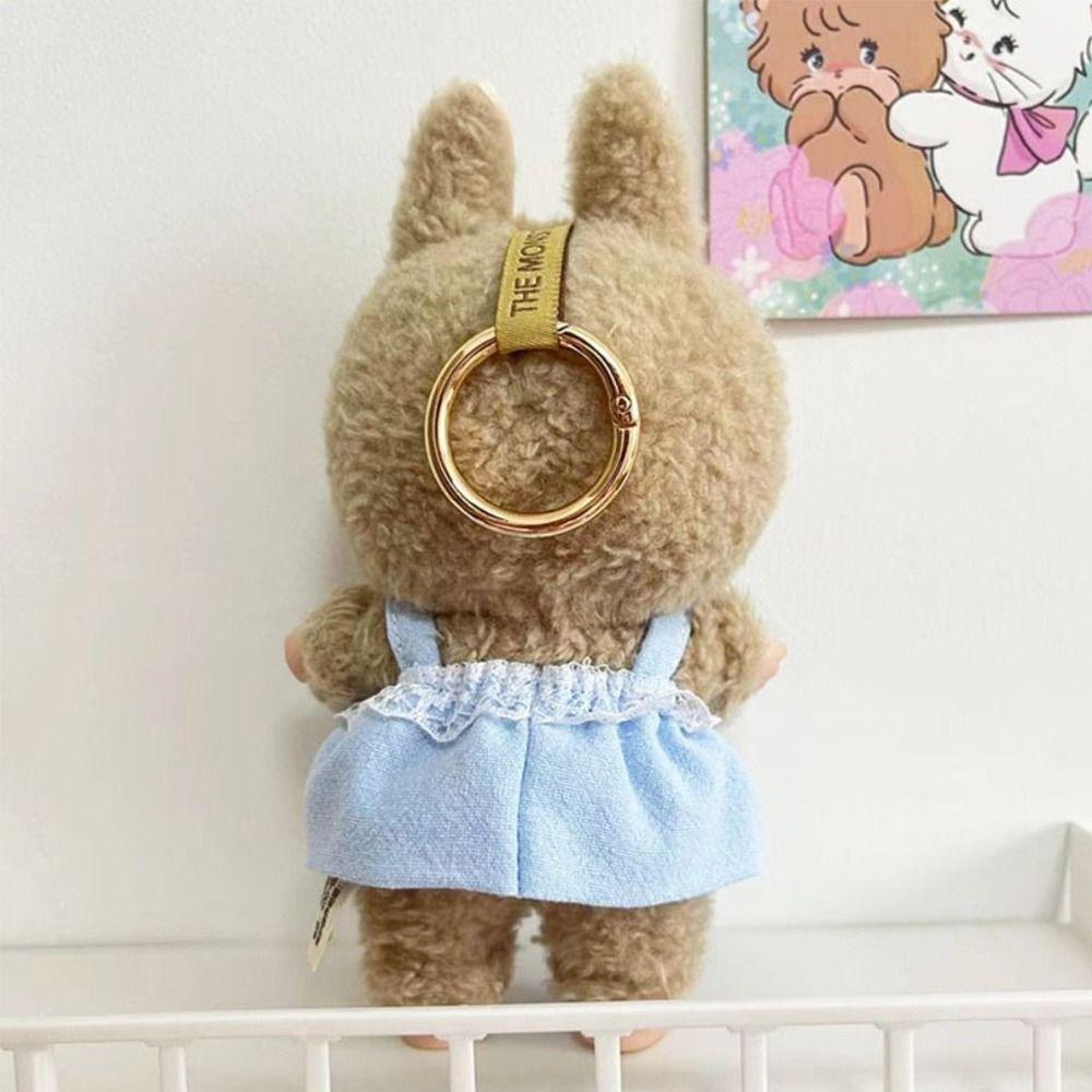 Håndlaget dukkeskjørt Labubu Time To Chill Fylte miniklær Labubu-klær For 17 cm Labubu-dukke