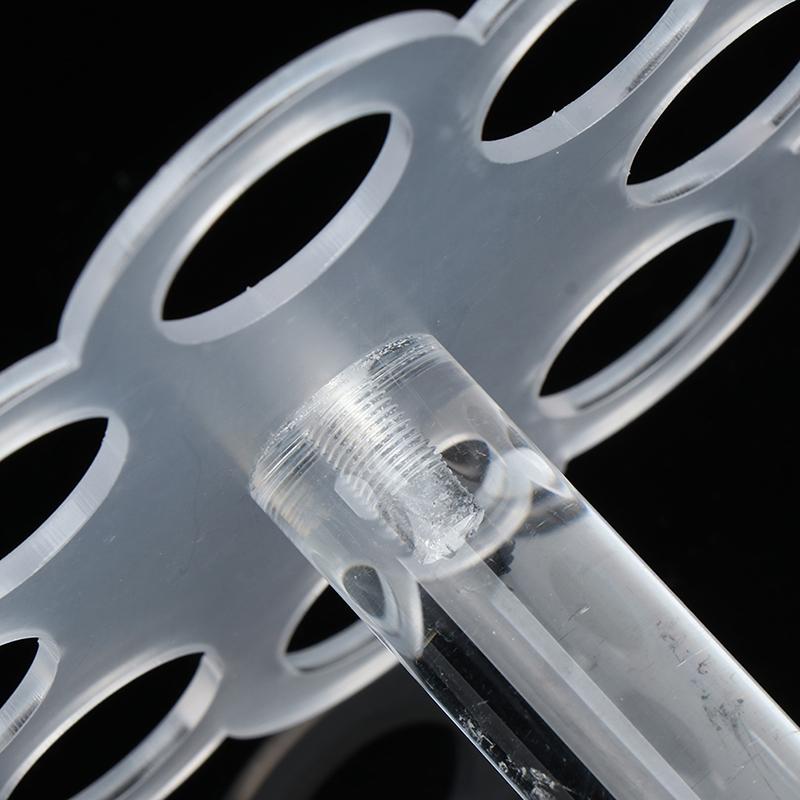1Pcs 8 Holes Acrylic Ice Cream Cone Stand Holder Transparent/Chip Cone Holder