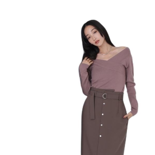 

Natural Beauty Basics Compact Knit Sweater in Pink Beige Women s