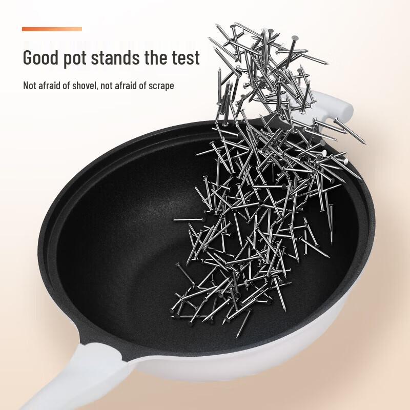 DESLON Titan Antihaft-Mikrodruck-Wok & Bratpfanne