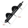 D2 9 To 18 Inch Earth Planter Spiral Auger Drill Bit Post Hole Digger Power Garden Auger Kit Spiral Drill Bit Tool Set for Metal