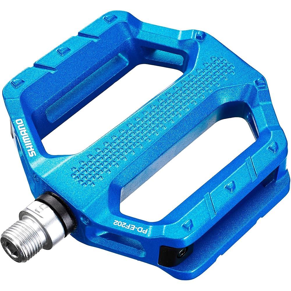 Shimano PD-EF202 Blue Pedals with Lightweight Design and Durable Construction