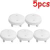 White Electrical Safety Socket Protective Cover Baby Care Safety Guard Protection Children Anti Electric Shock Rotate Protectors