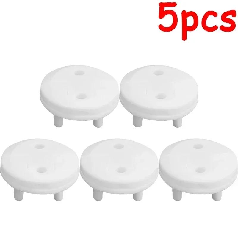 White Electrical Safety Socket Protective Cover Baby Care Safety Guard Protection Children Anti Electric Shock Rotate Protectors