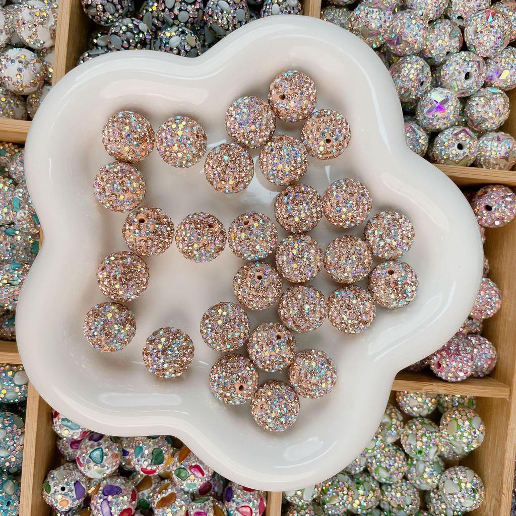 Handmade Rhinestone Crystal Beads for DIY Jewelry: Diamond Ball, Spacer, Pendant Materials