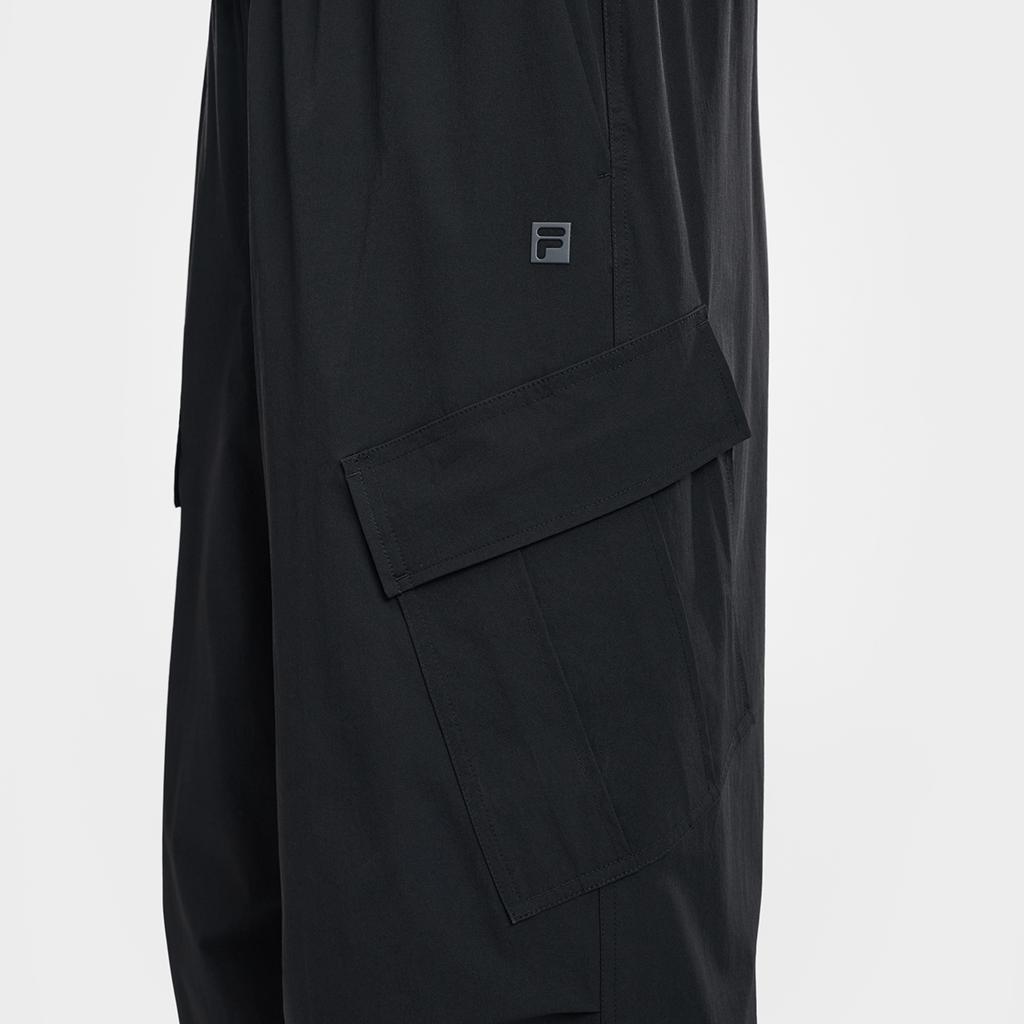 FILA Classic Sports Utility Style Comfortable Loose Woven Casual Pants Men bottoms A51M621802F-BK