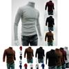 Comfortable Mens High Collar Sweater Turtleneck Long Sleeve Stretch Warm Jumper For Every Occasion