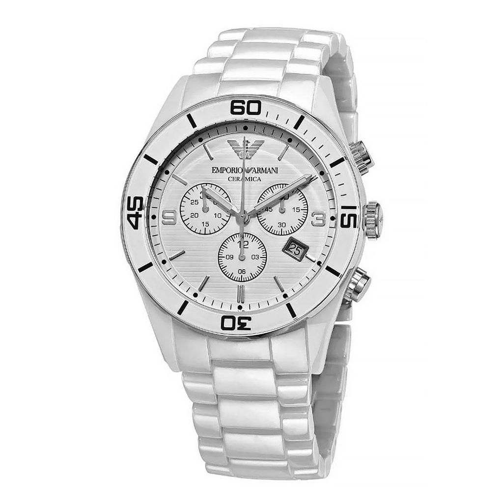 Emporio Armani AR1424 White Ceramica Men's Watch