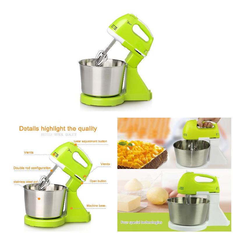 Power Kitchen Mixer Setting 7Speed Mixer Beaters with Electric Egg Dough Stand Beater Hooks