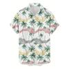 Men's Printed Beach Shirt Lightweight Breathable Fabric Summer Casual Wear