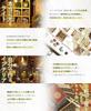 moin moin Dollhouse Miniature DIY Kit Scale no Antique Retro Style LED Light Acrylic Case Set, 1/24 [English Instructions], "Kourou Shojo" (Bookstore