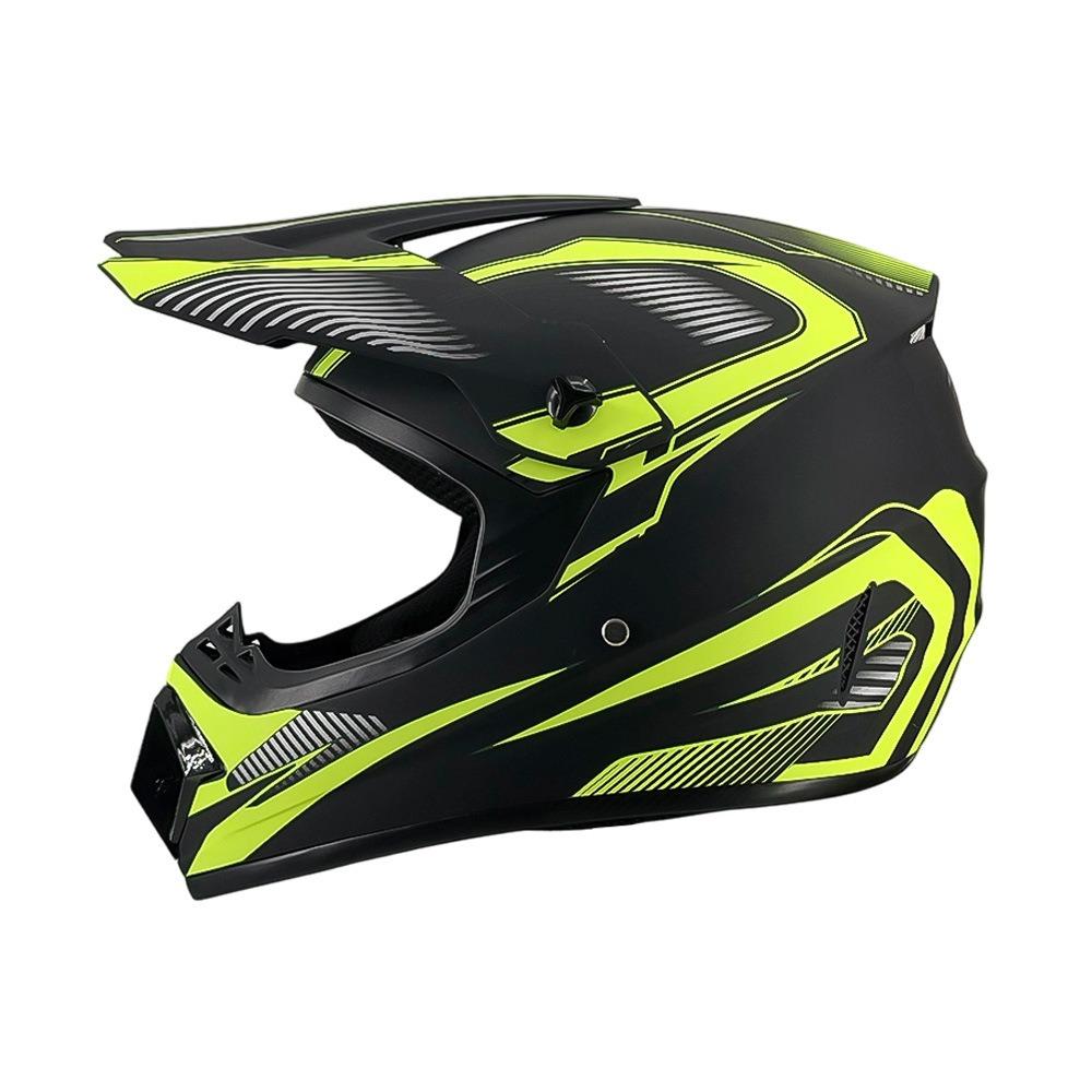 Motorcycle Helmet Off-Road Racing Riding Helmet ABS Breathable Mountain Bike Helmet Color Off-Road Helmet