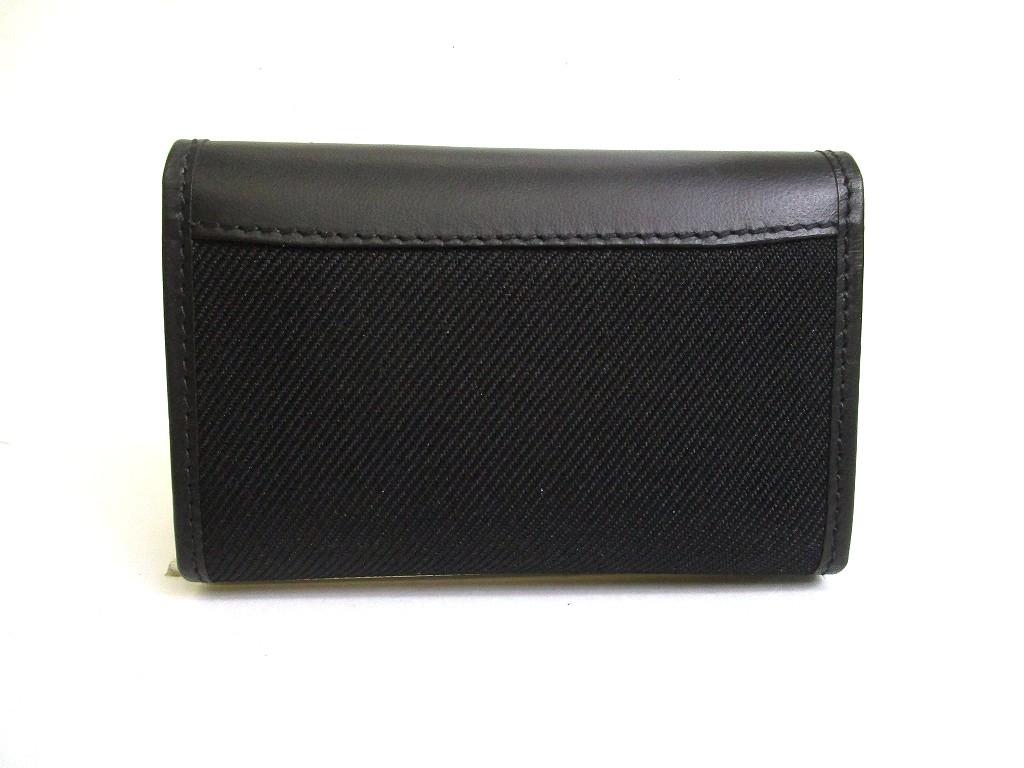 Authentischer HUNTING WORLD Safari Schwarzer Canvas Leder 6 Bilder Schlüsselanhänger #a978 Überholt