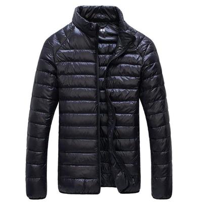 Zimní bílá bunda Duck Downs pro muže Ultralehký ležérní teplý, větruodolný kabát